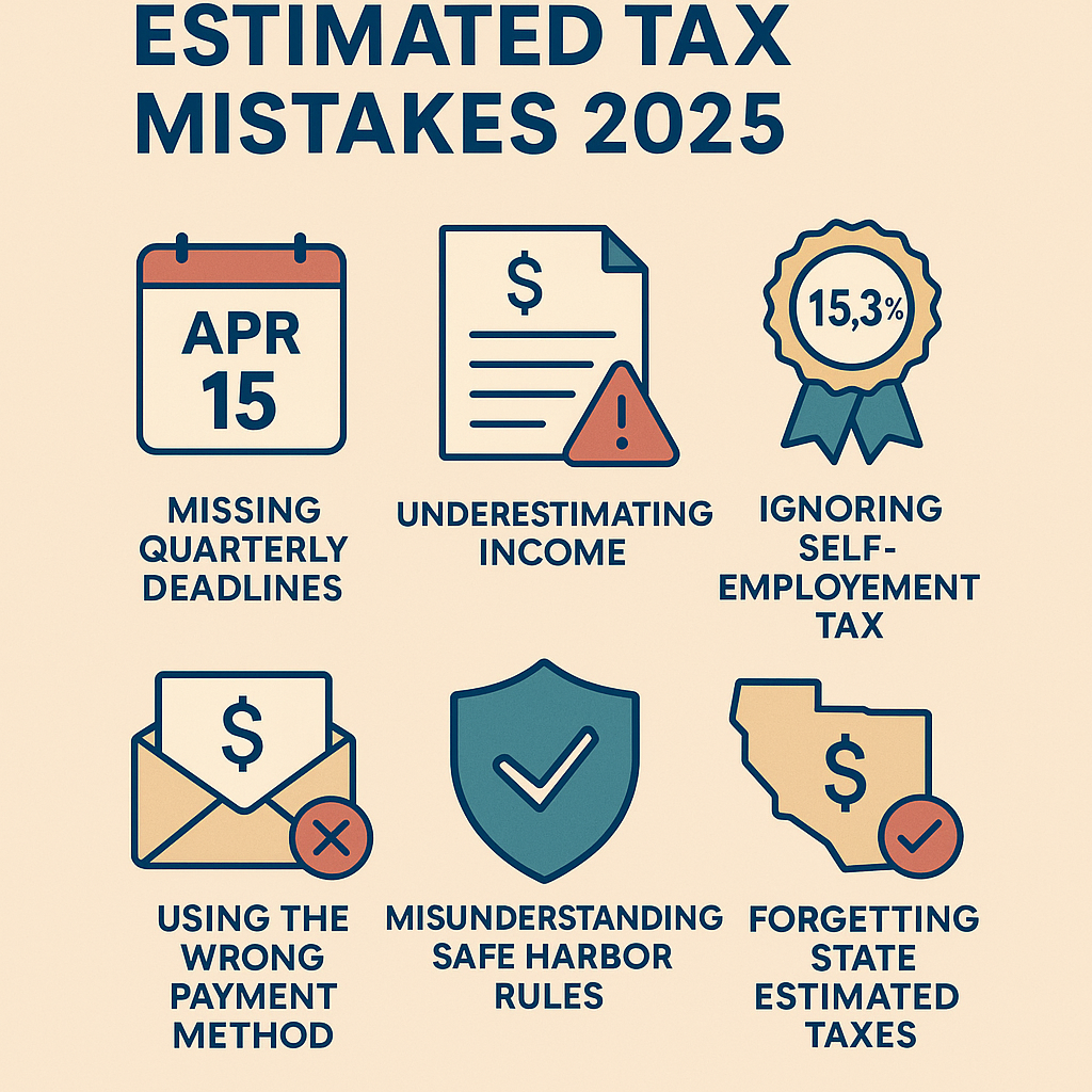 Estimated tax mistakes