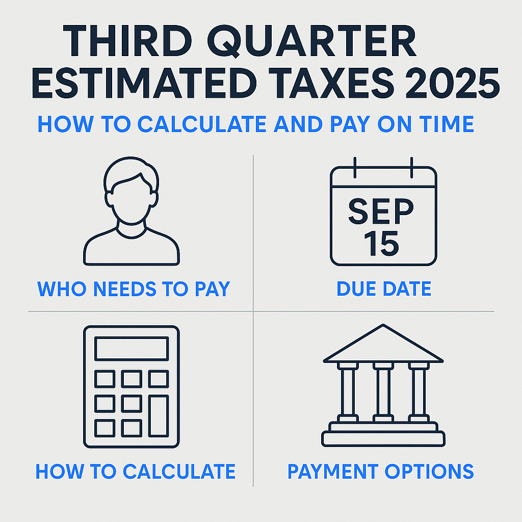 Third Quarter Estimated Taxes 2025 – How to Calculate and Pay on Time