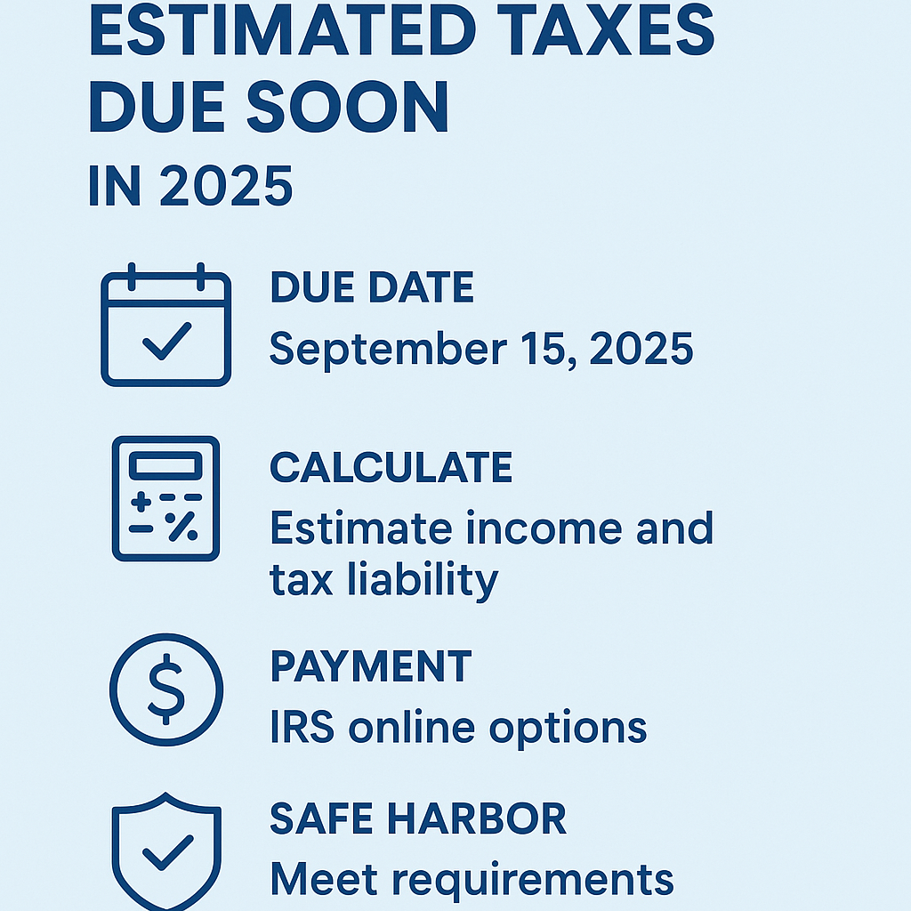 Q3 Estimated Taxes Due in 2025